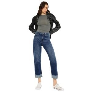 KanCan Finley Jeans Straight-leg Whiskering Detail